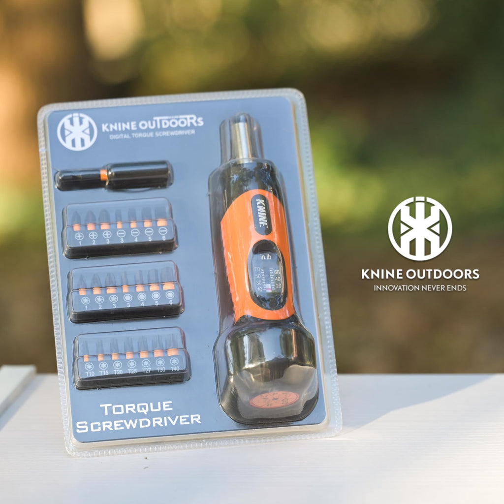 Torque Screwdriver Wrench Set 10-70 Inch Pounds 21 Hex Bits Orange W167730