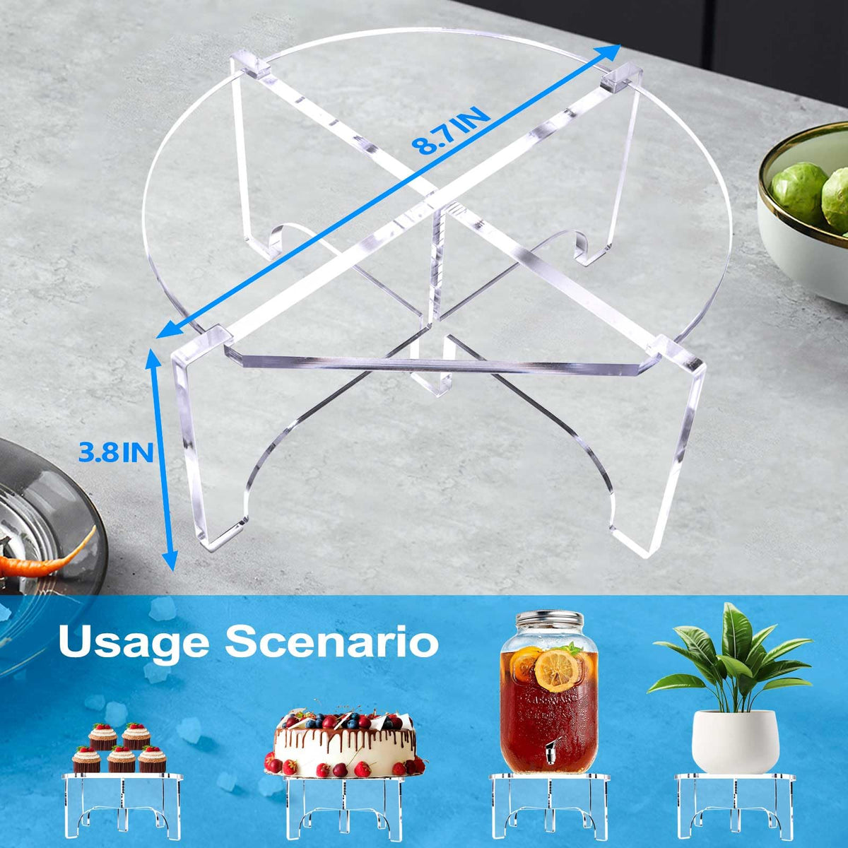 Acrylic Beverage Dispenser Stand Z796813