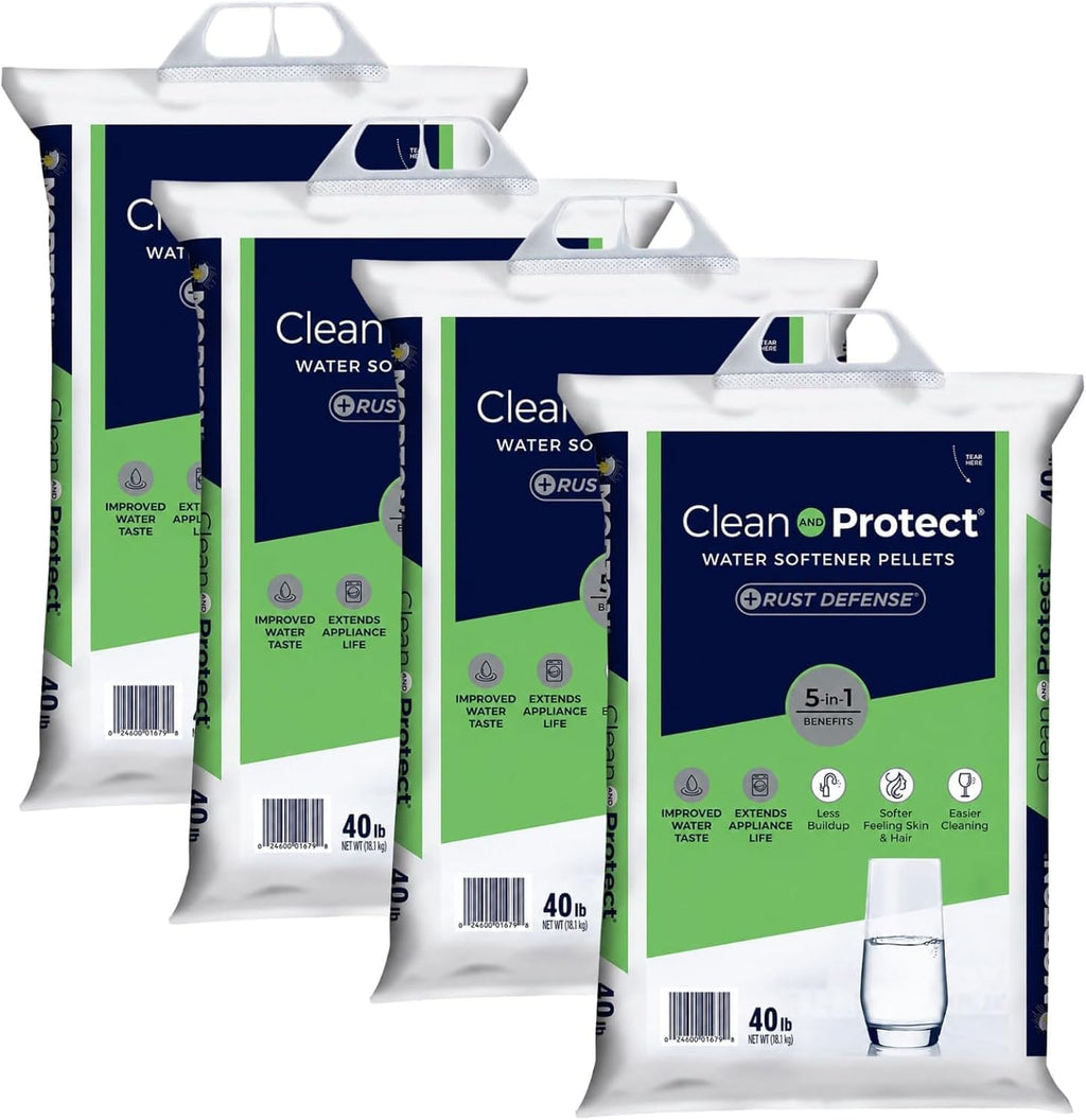 Water Softener Salt Crystals 40 lb Pack of 4 B393