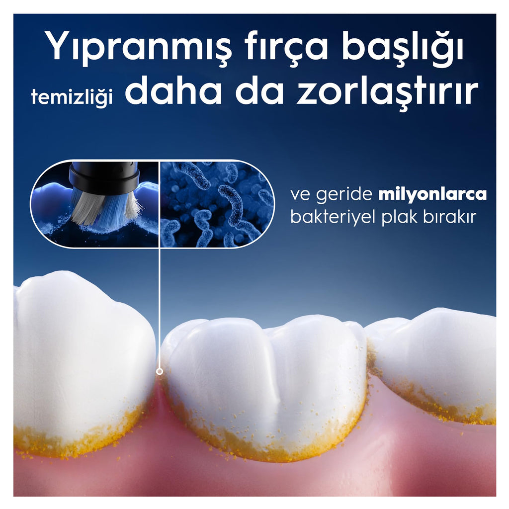 Black Replacement Toothbrush Heads O18880