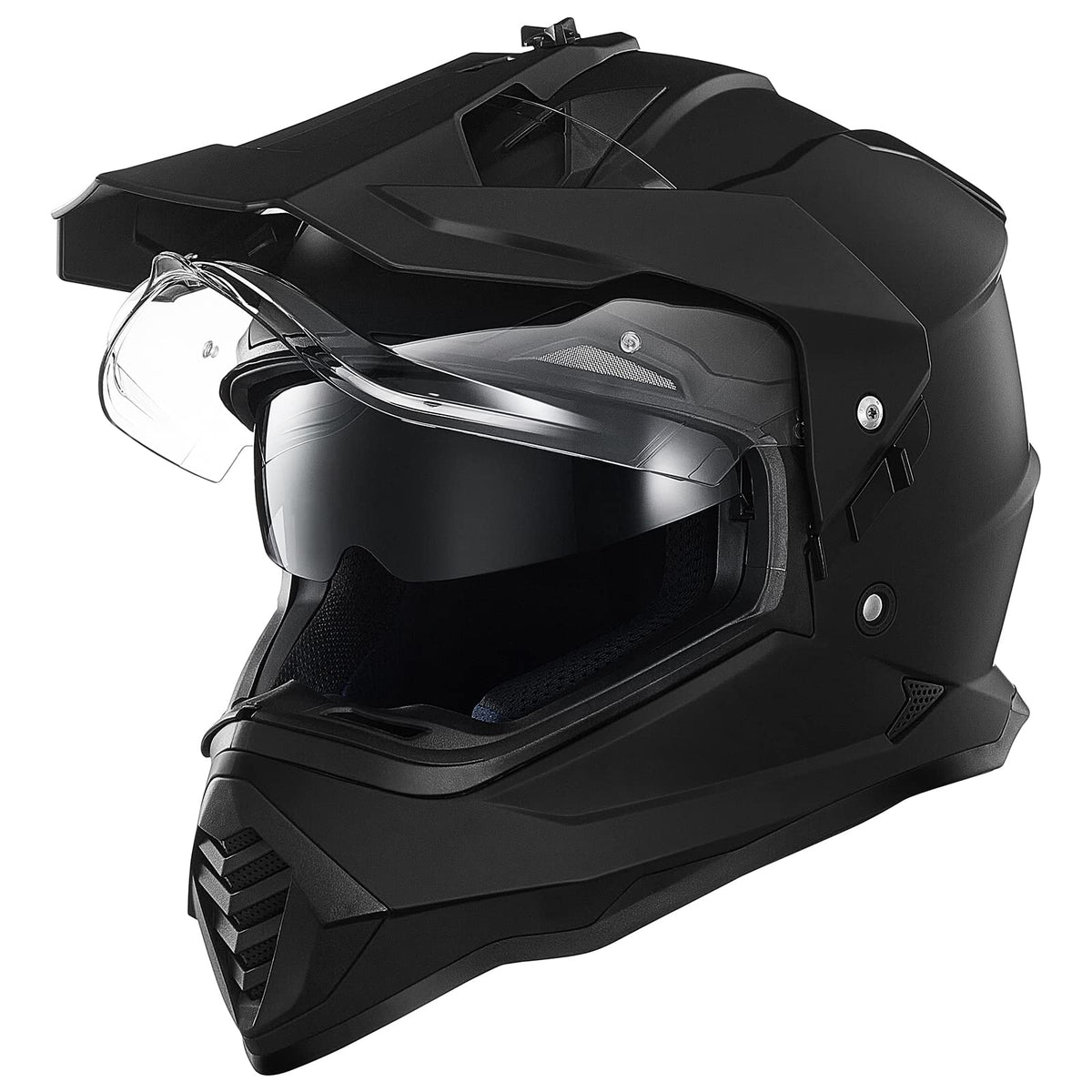 Dual Sport Adventure Motorcycle Helmet with Pinlock Visor W7863