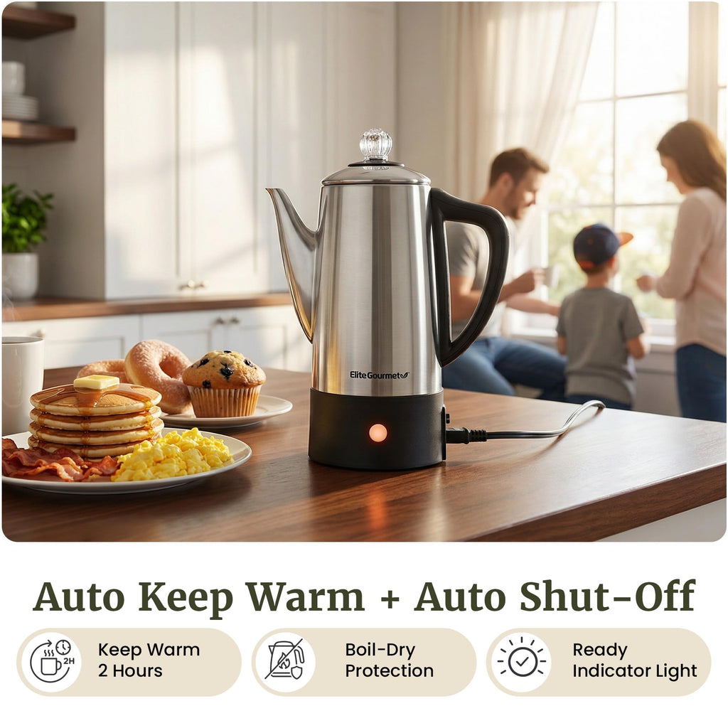 6-Cup Electric Coffee Percolator G436960