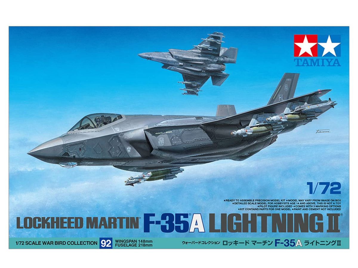 1:72 F-35A Lightning II Plastic Model Kit K793