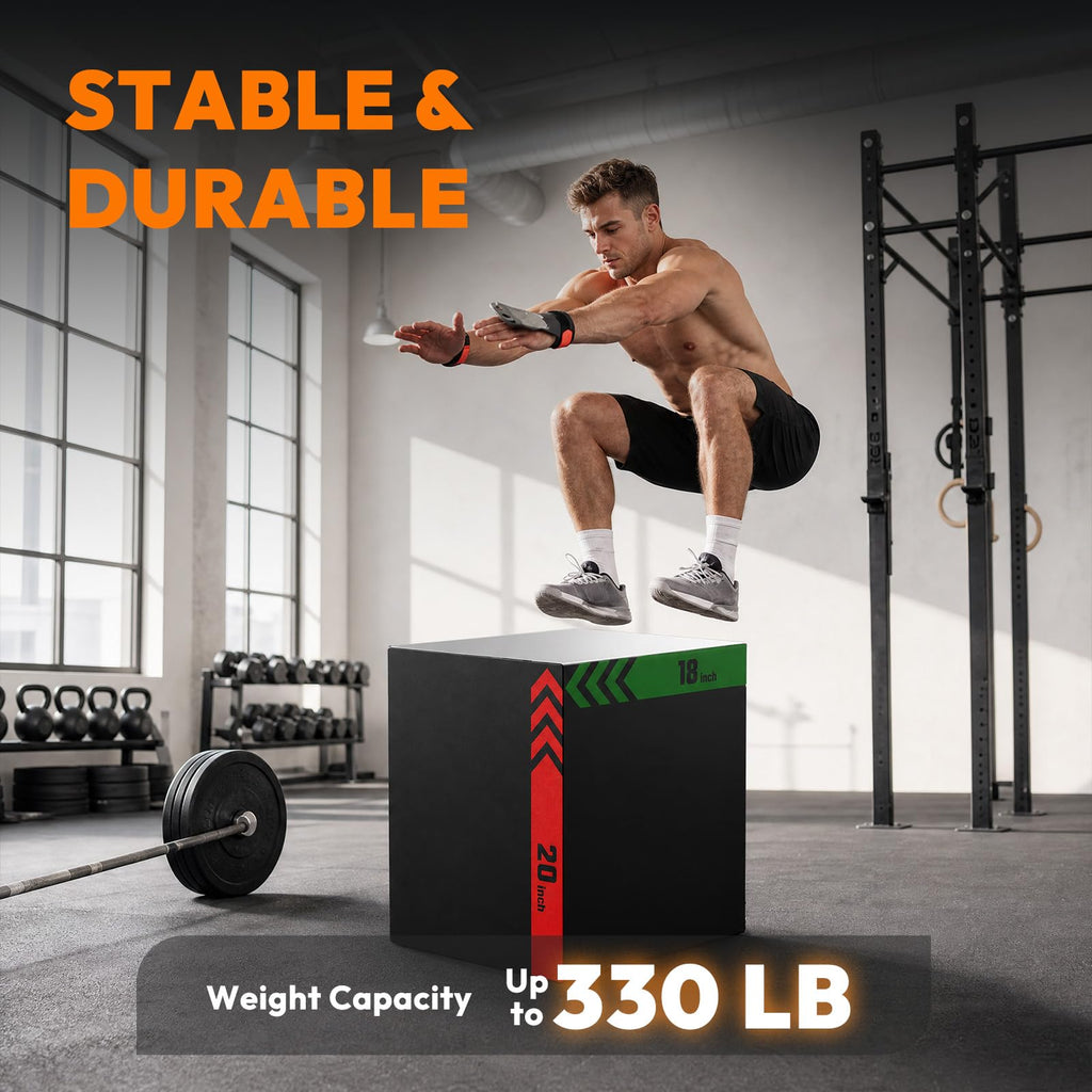 3-in-1 Non-Slip Foam Plyo Box K54445