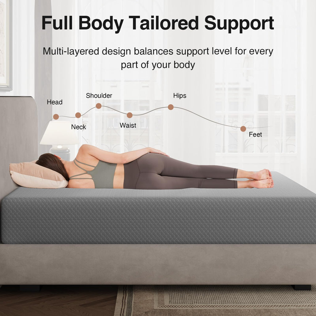 Full Size 10 Inch Gel Memory Foam Mattress E17577