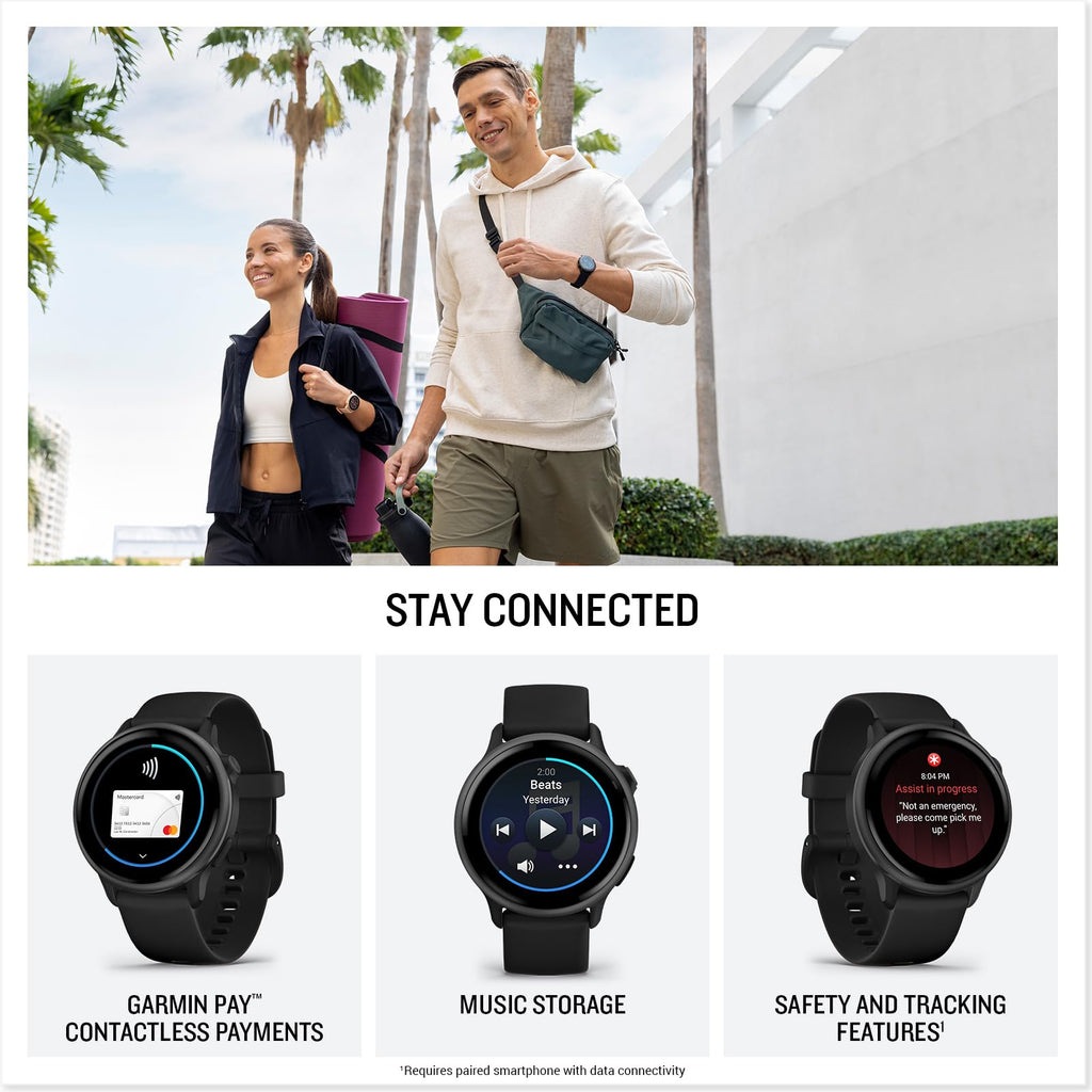 Health & Fitness GPS Smartwatch 42mm Slate Q178808