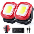 Magnetic Work Light, 42 LEDs 1000 Lumens Rechargeable Portable Inspection Light (2 PCS) G874810