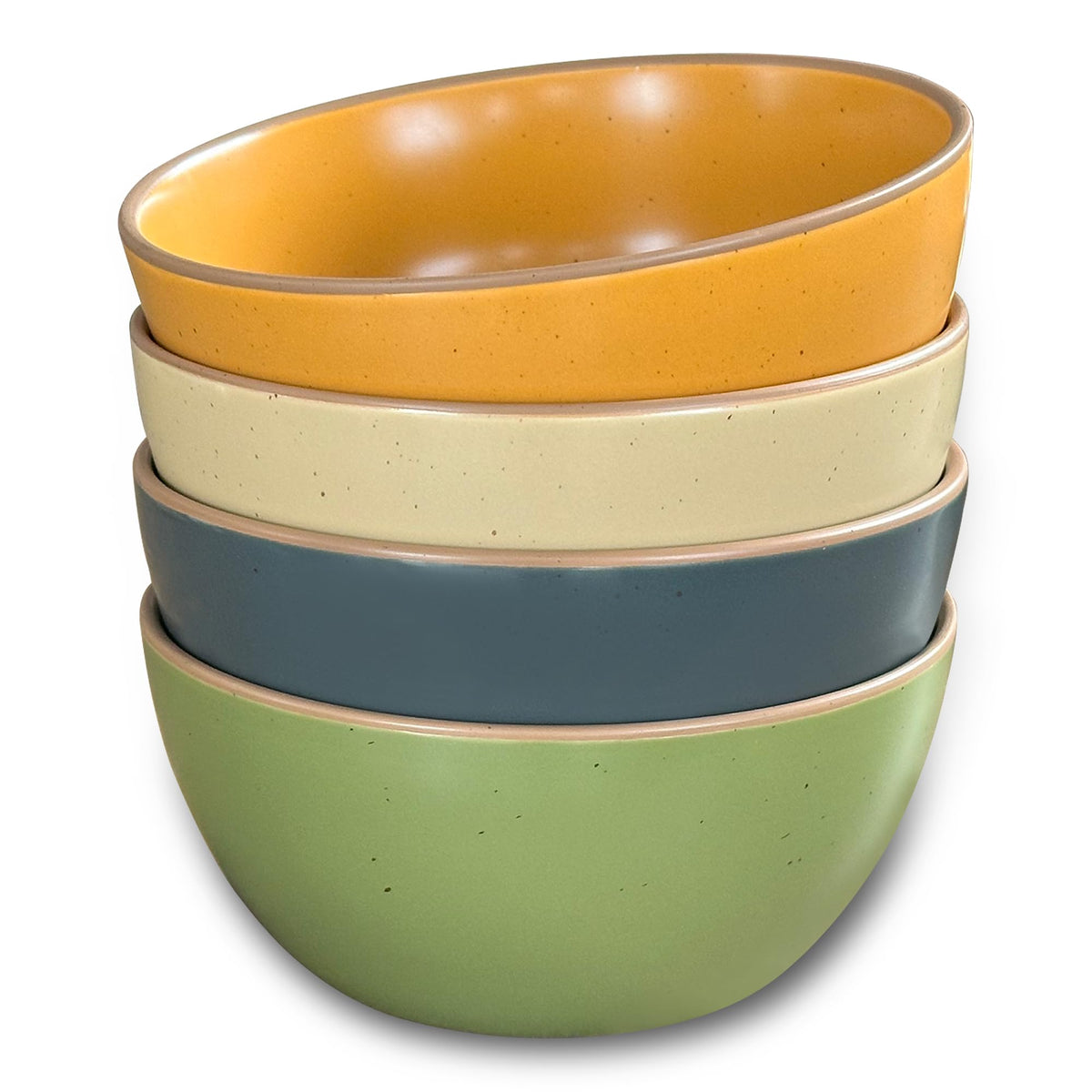 Ceramic Matte Bowls Set of 4 28oz H4486