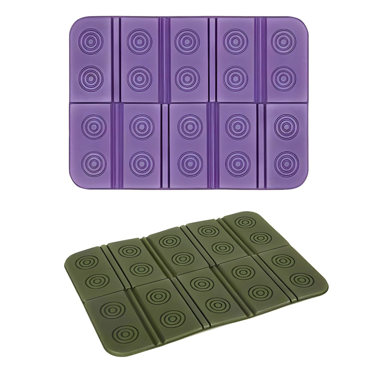 2 Pcs Waterproof Folding Foam Seat Cushion H7026