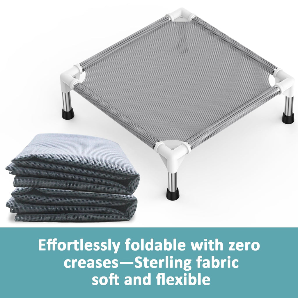 Lightweight Elevated Dog Bed with Cooling Fabric N846