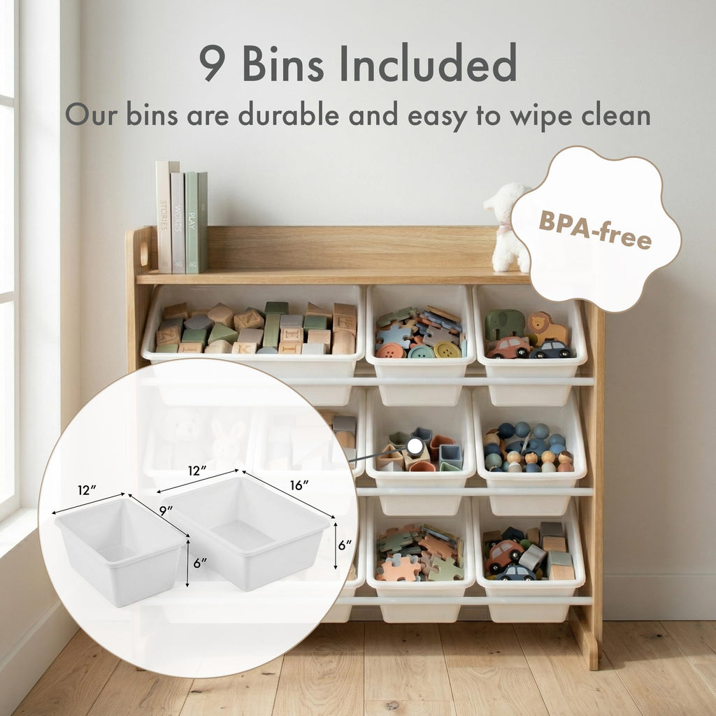 Kids Toy Organizer with 9 Bins K54311