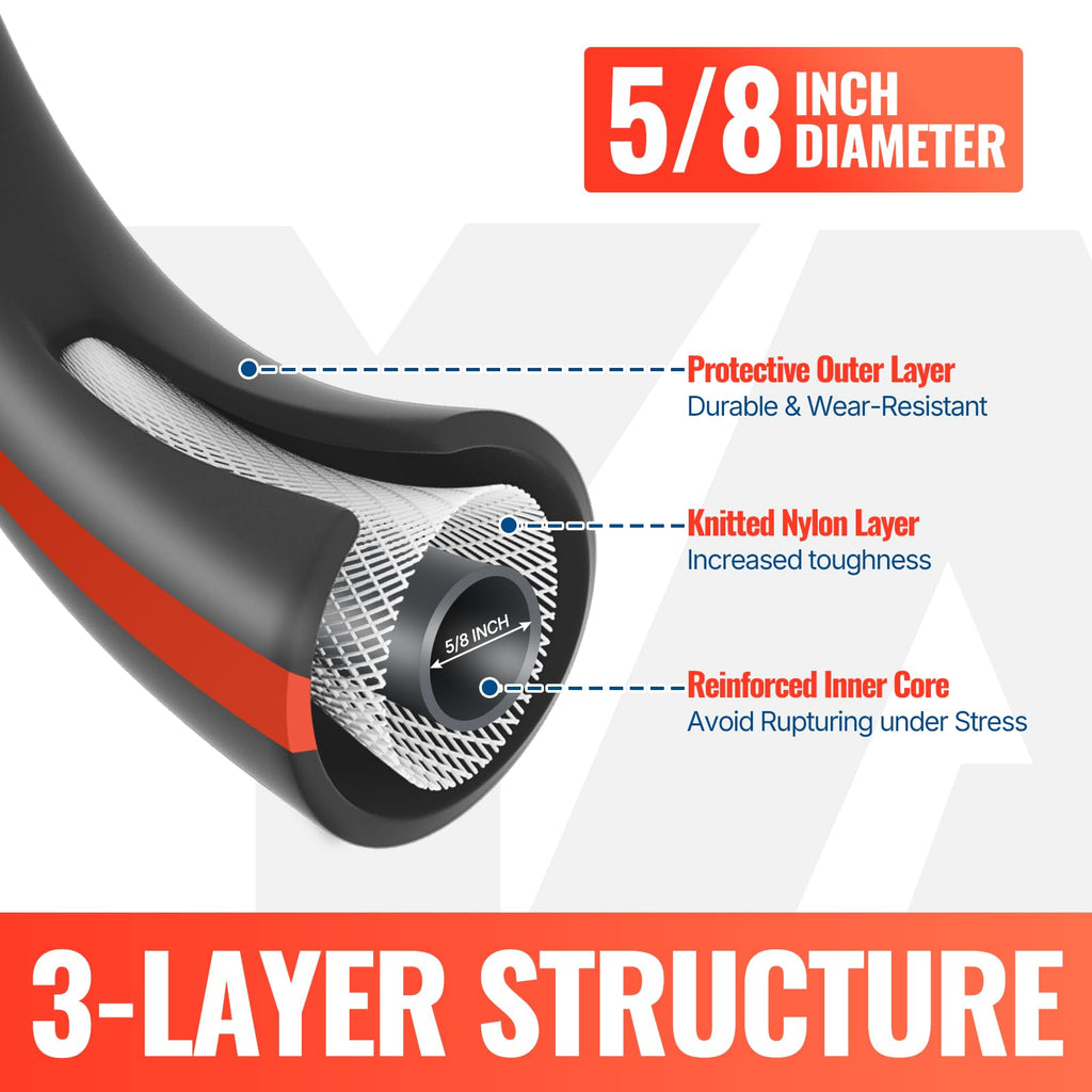 100FT Garden Hose with 10 Function Nozzle S867259