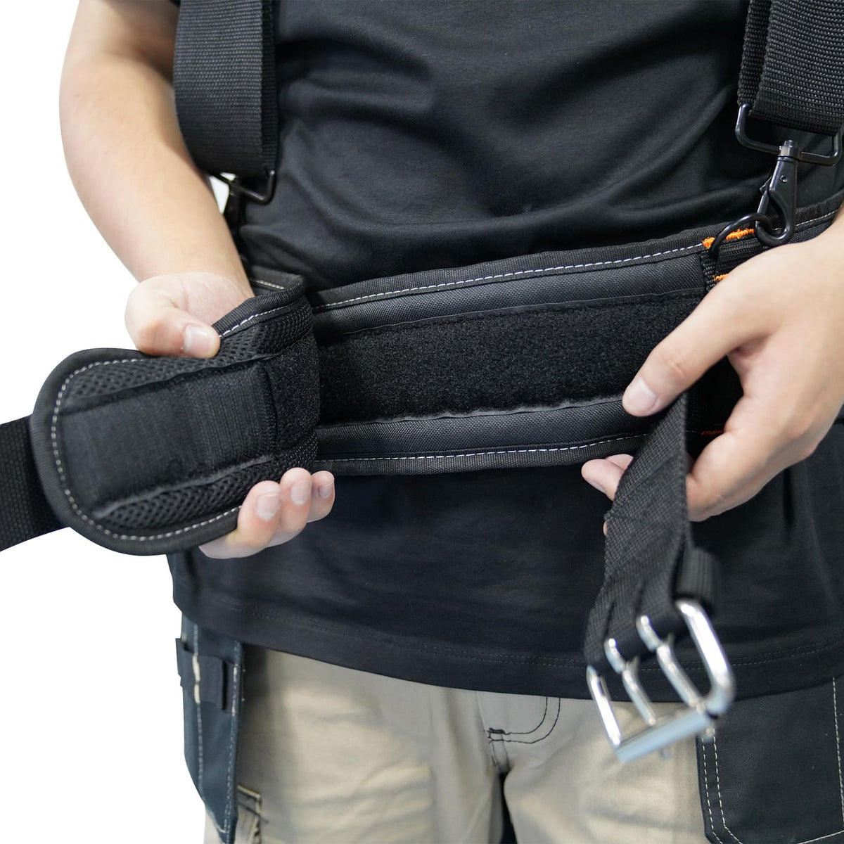 Heavy Duty Polyester Padded Tool Belt, Black U98758