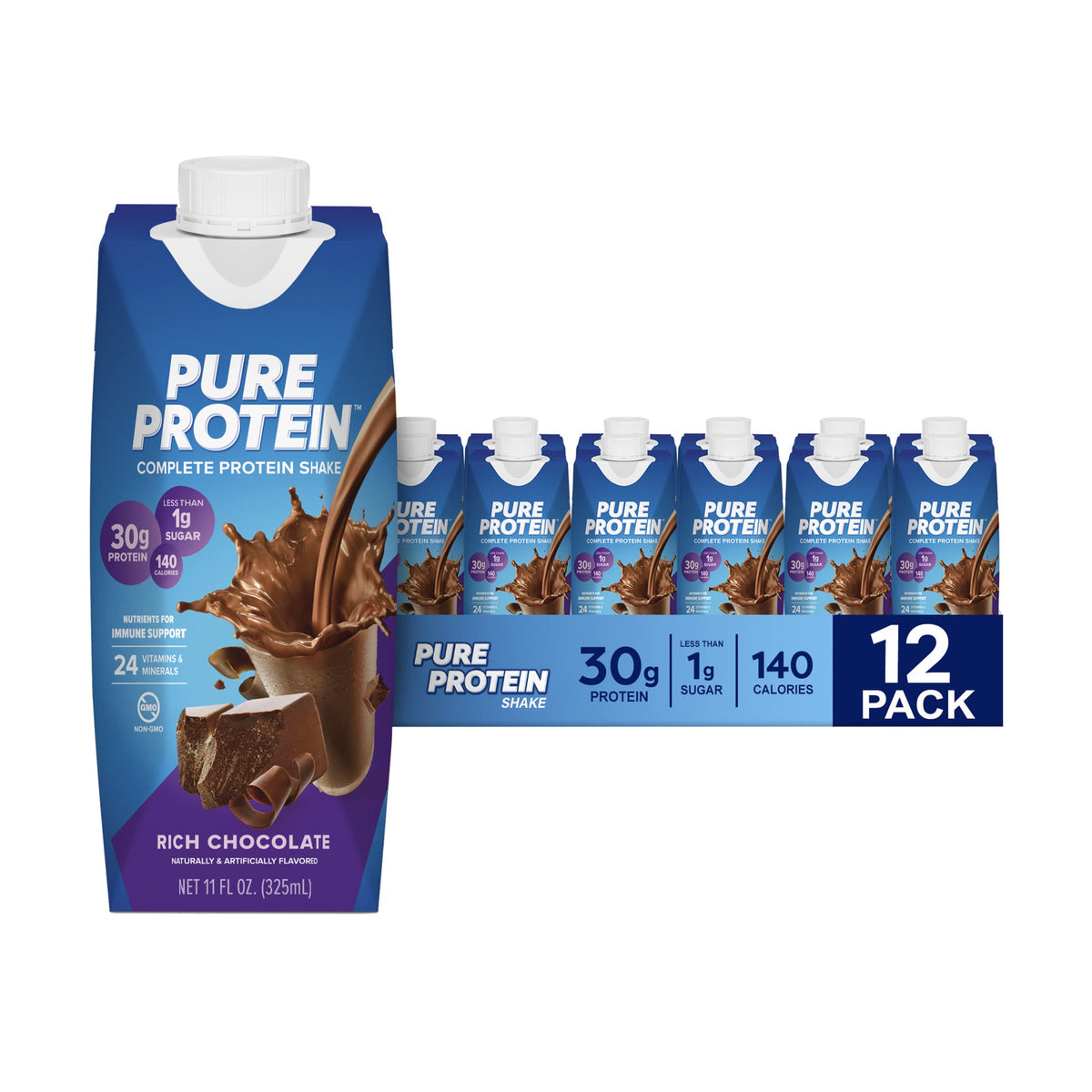 Chocolate Protein Shake 30g Protein 12 Pack E34315