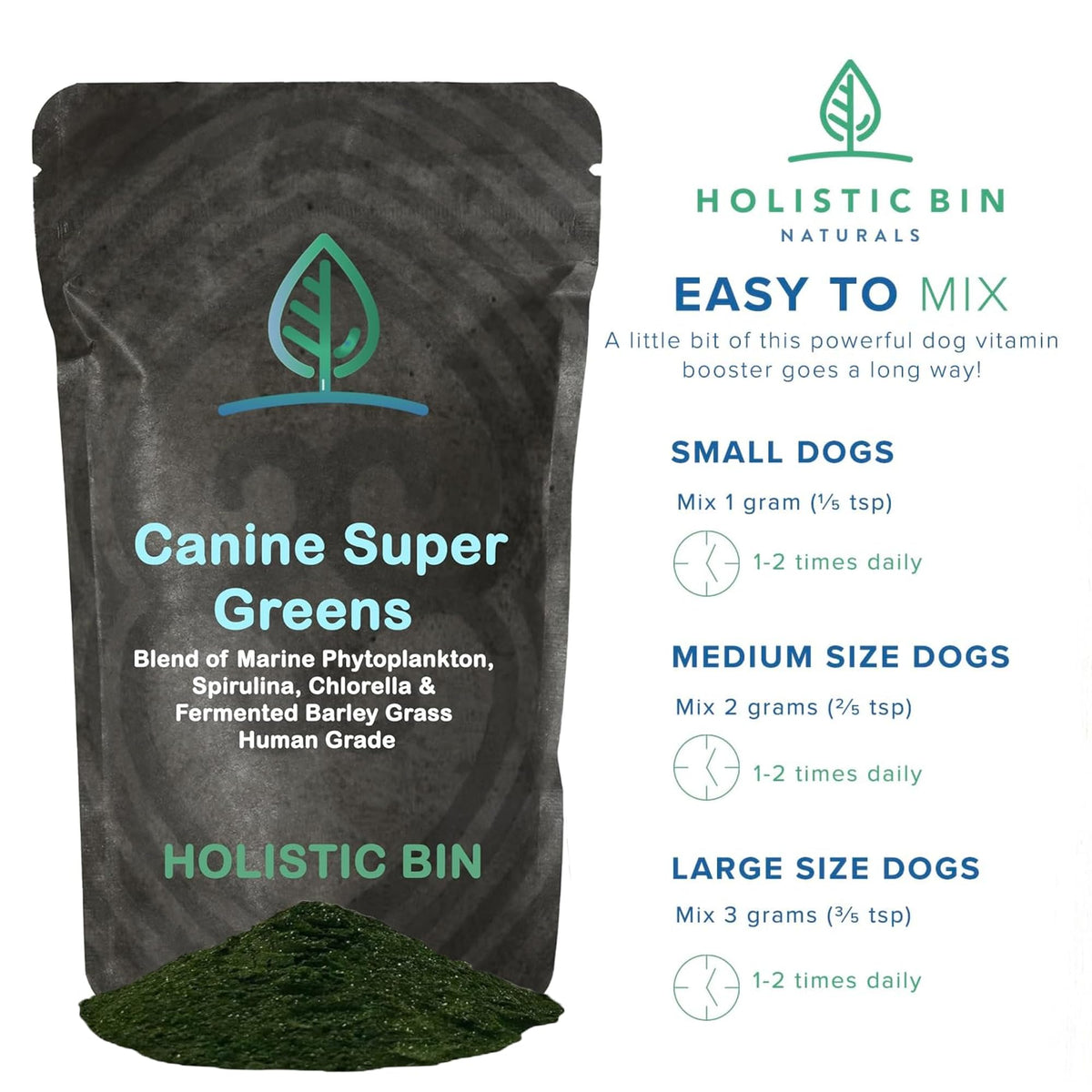 Plant-Based Dog Food Toppers Supplement Powder 50g I2316