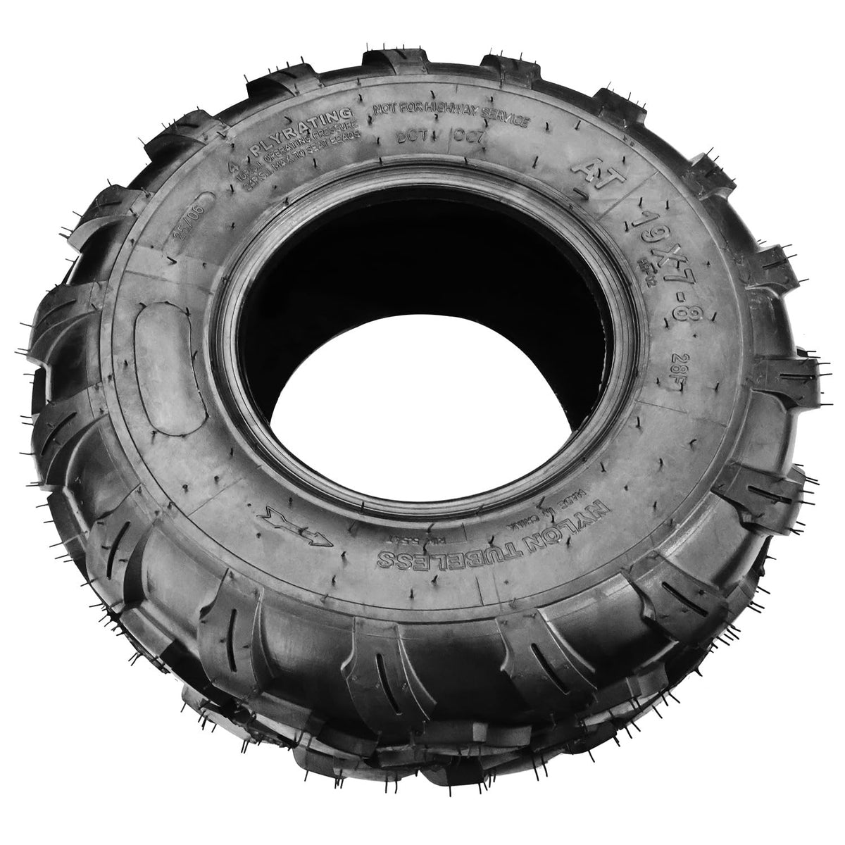 19x7-8 Tubeless Tire 1 Pack O542259