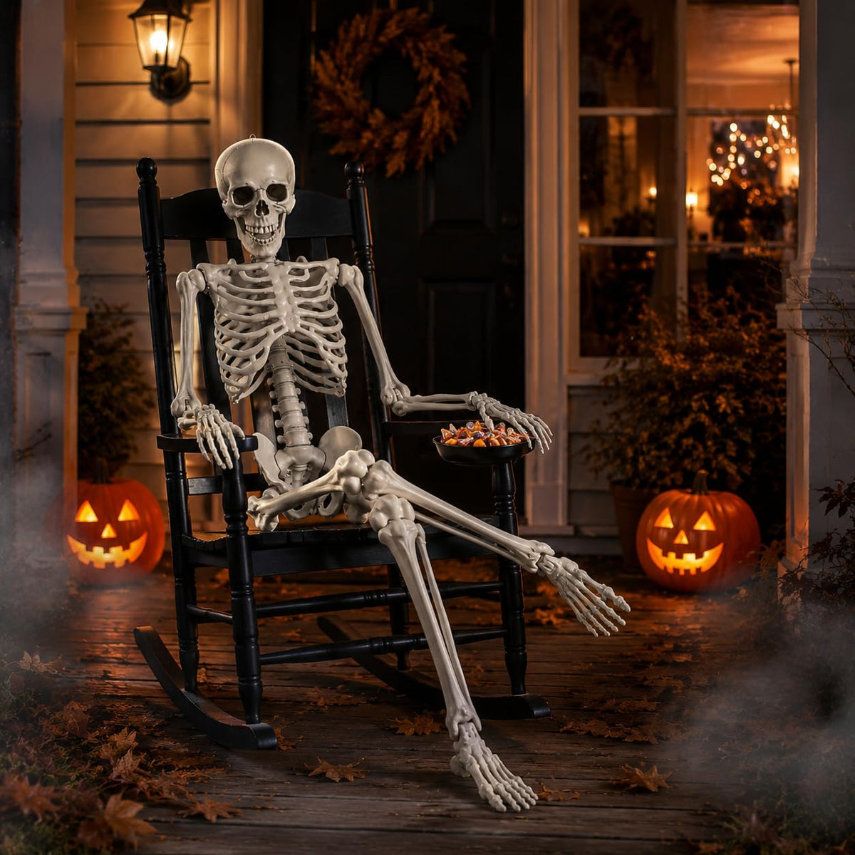 Life Size Poseable Skeleton with Movable Joints D765