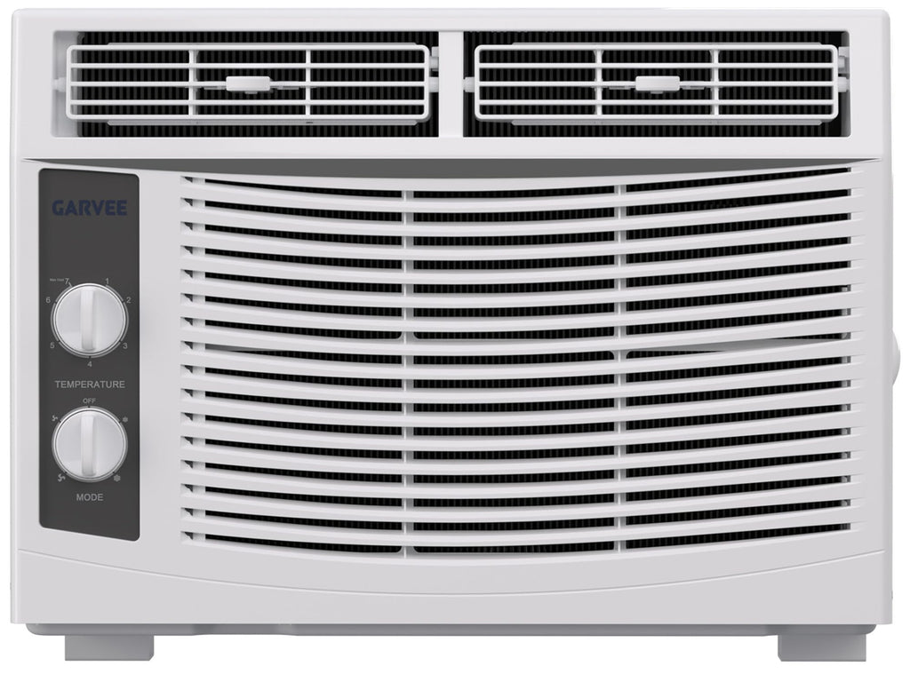 5000 BTU White Window Air Conditioner with Fan Function F47413