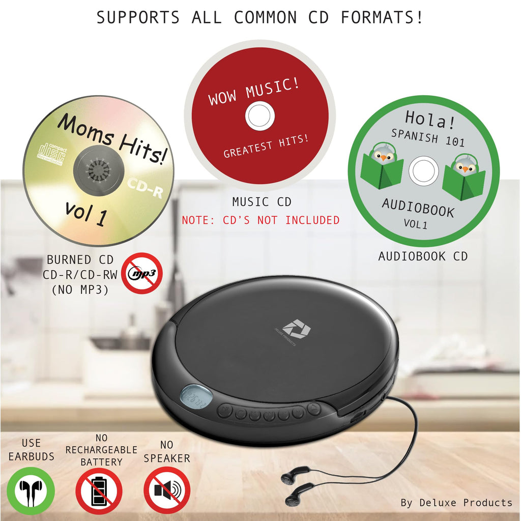 Portable CD Player with 60 Second Anti Skip D442