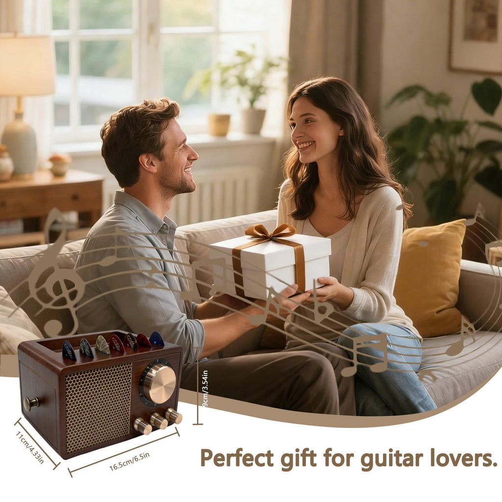 Wooden Guitar Pick Holder M30712