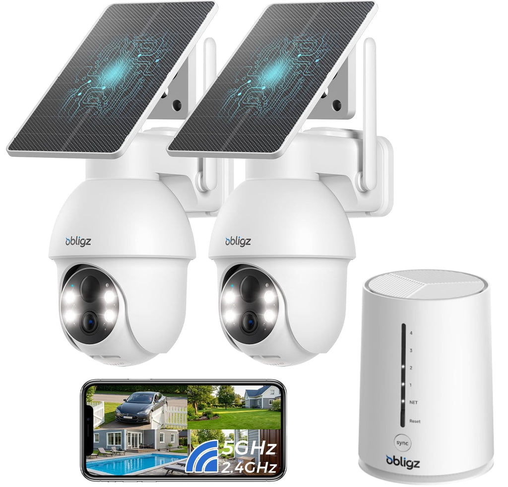 4MP Home Security Cameras with 64GB Local Storage B29965