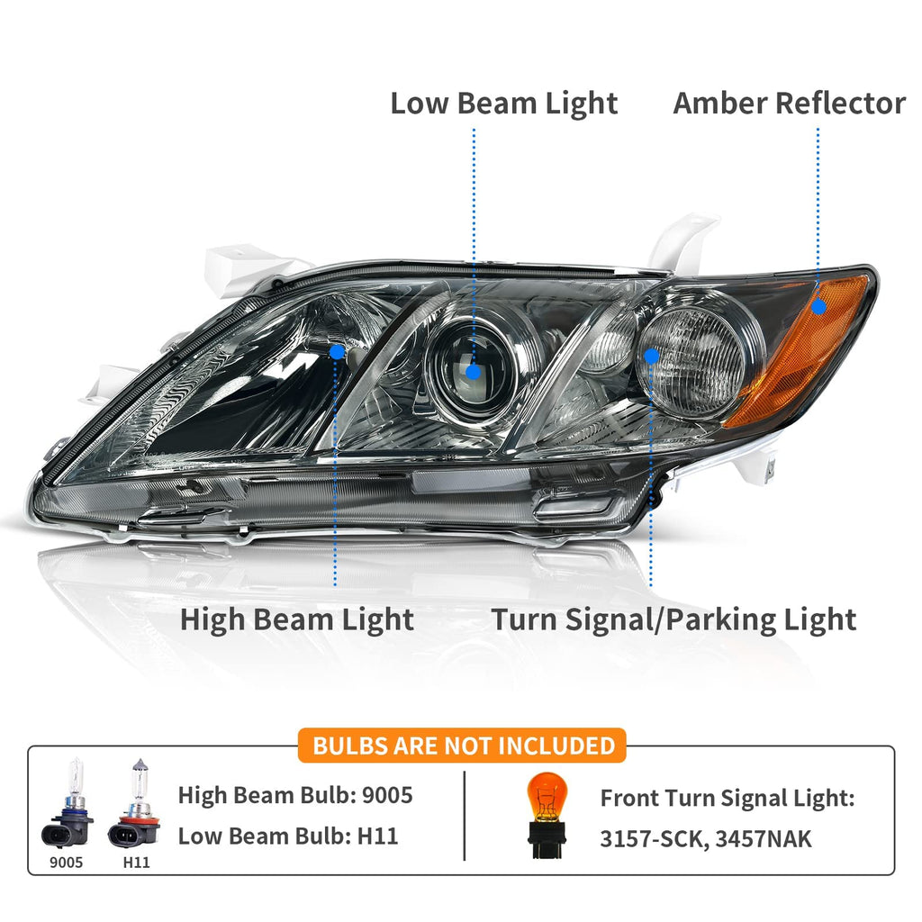 Chrome Housing Headlights W688