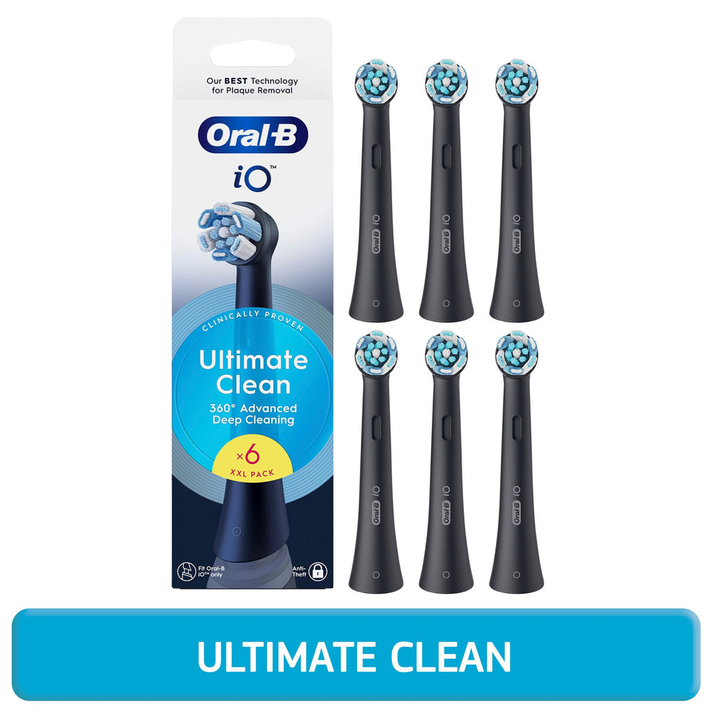Black Replacement Toothbrush Heads O18880
