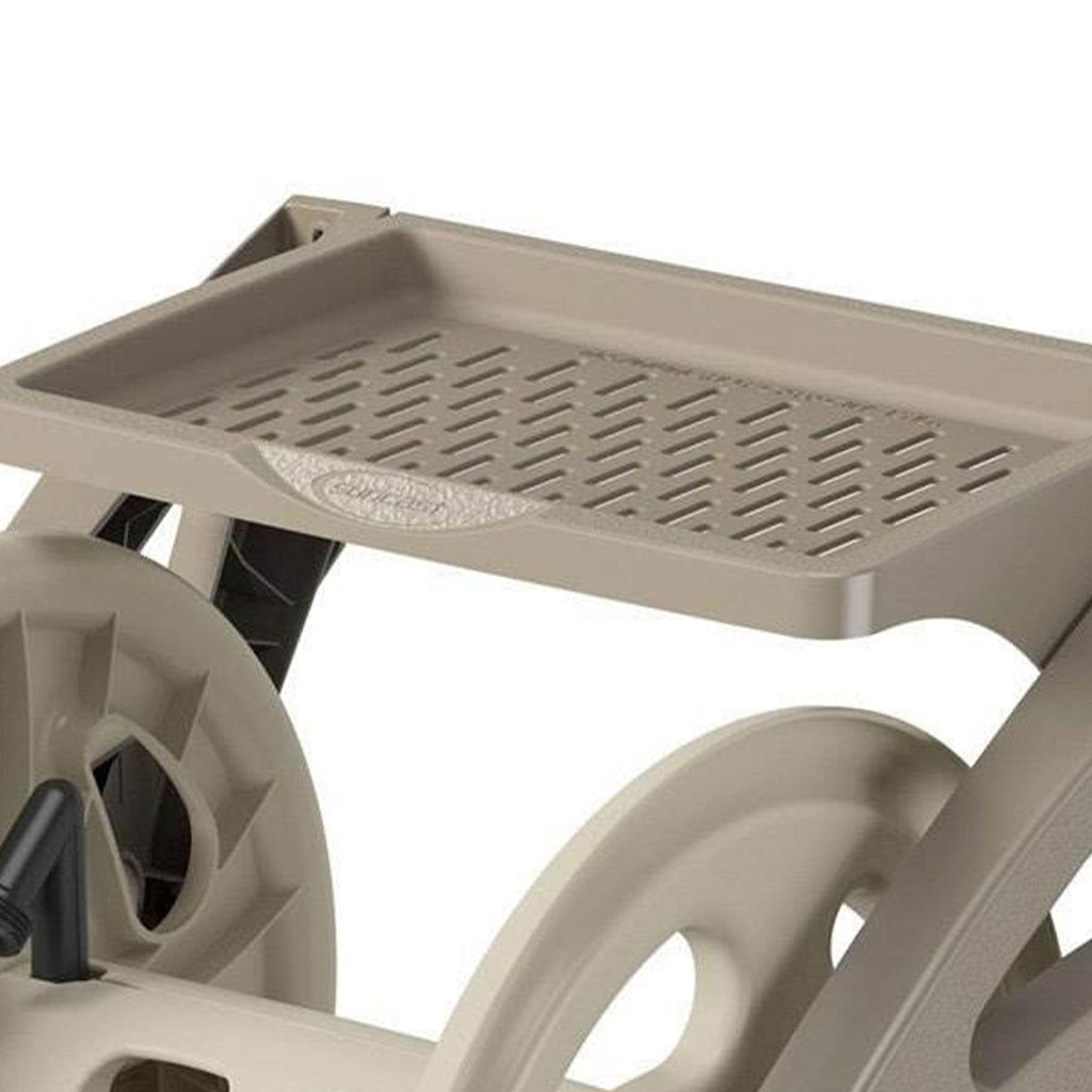Hard Plastic Wall Mounted Retractable Garden Hose Reel with 200 Feet Hose Capacity A57330