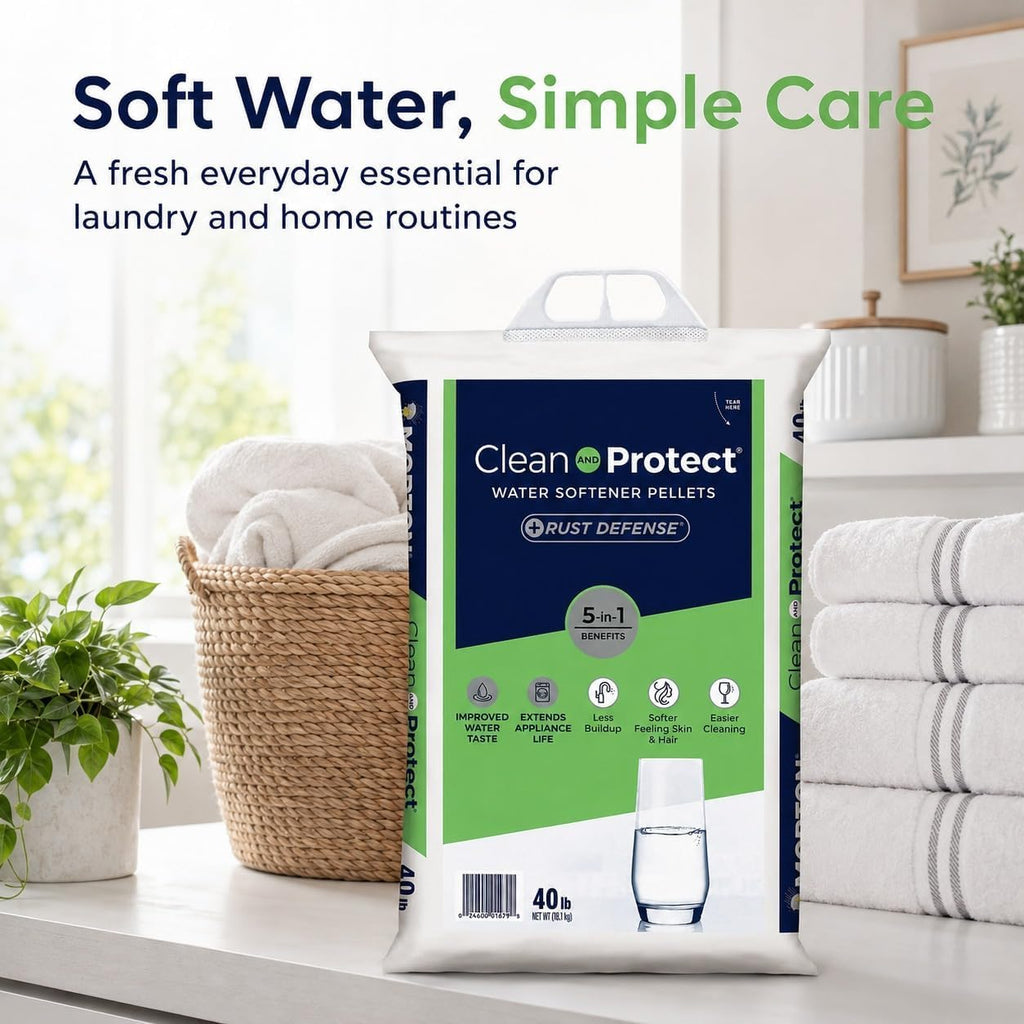 Water Softener Salt Crystals 40 lb Pack of 4 B393