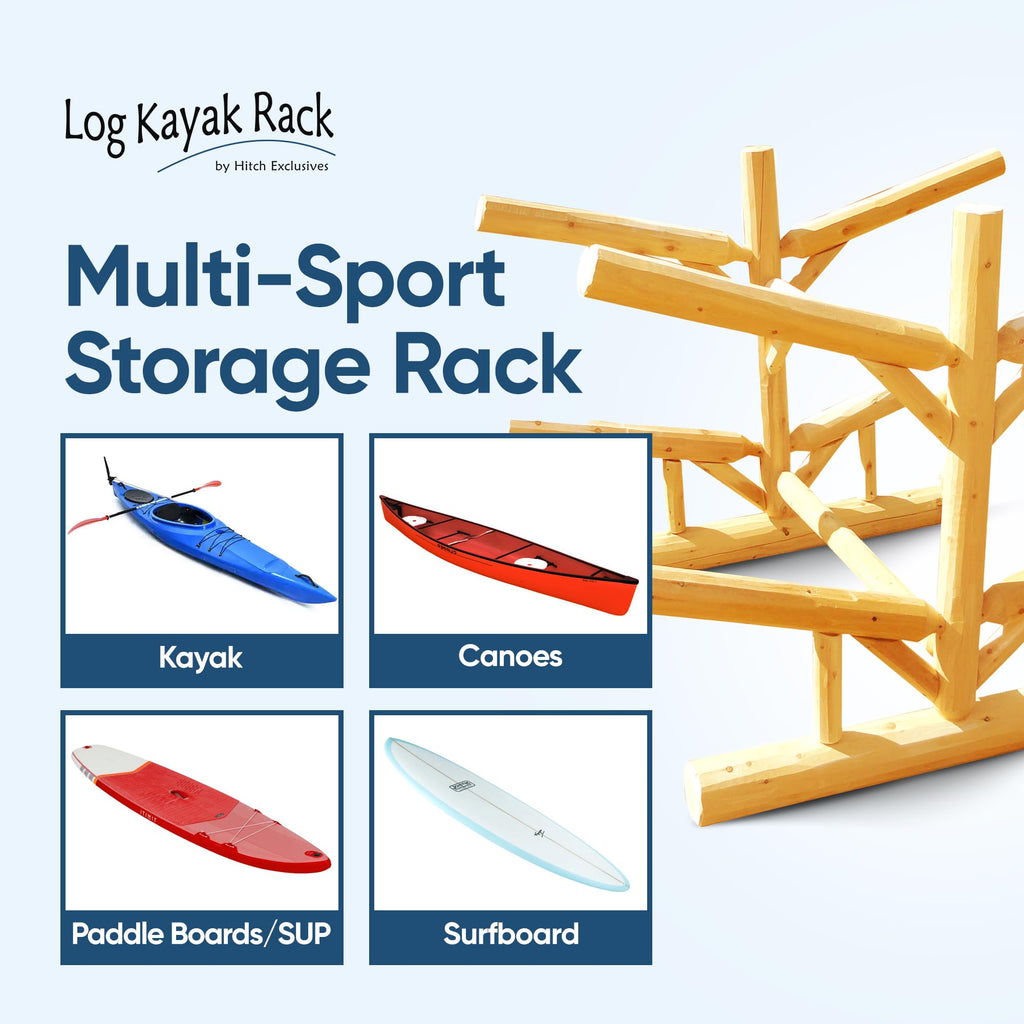 Freestanding Heavy Duty Canoe and SUP Storage Rack W6850
