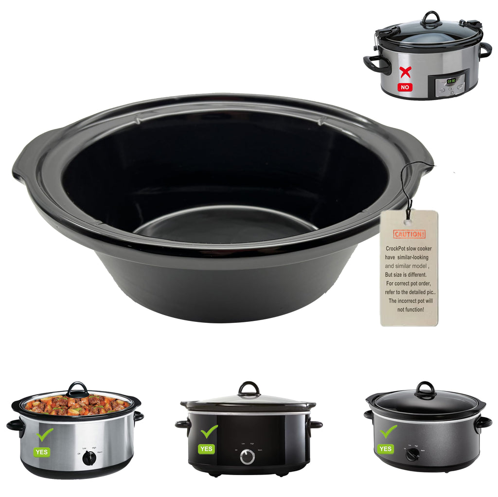 Ceramic Slow Cooker Pot Replacement 7 Quart D693301