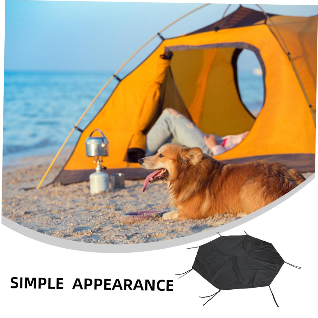 Waterproof Sunproof Dog Playpen Roof Cover 210D Oxford Cloth Black E390533
