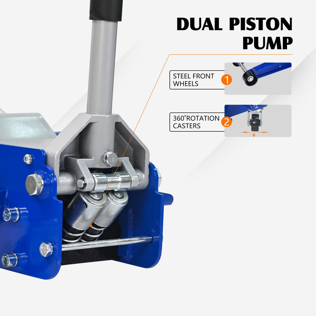 5 Ton Ultra Low Profile Hydraulic Floor Jack I493826