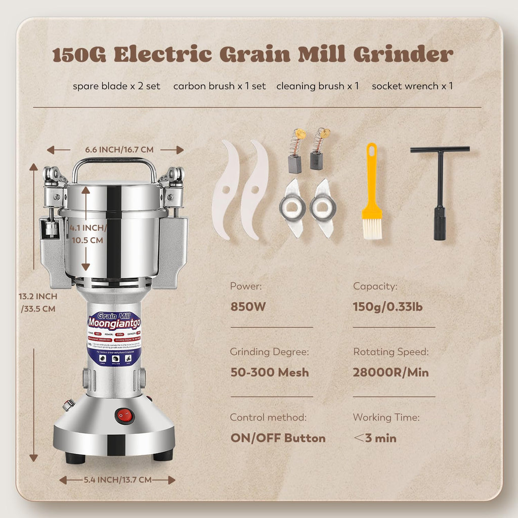 Electric Grain Mill Grinder 150g P176284