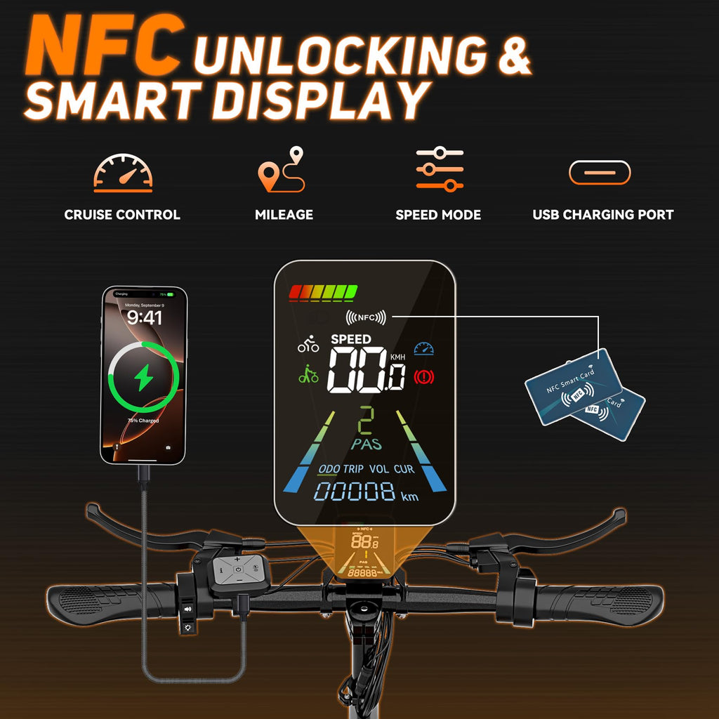 2400W Dual Motor 70 Miles Range 30MPH Foldable Off Road Electric Scooter F8721
