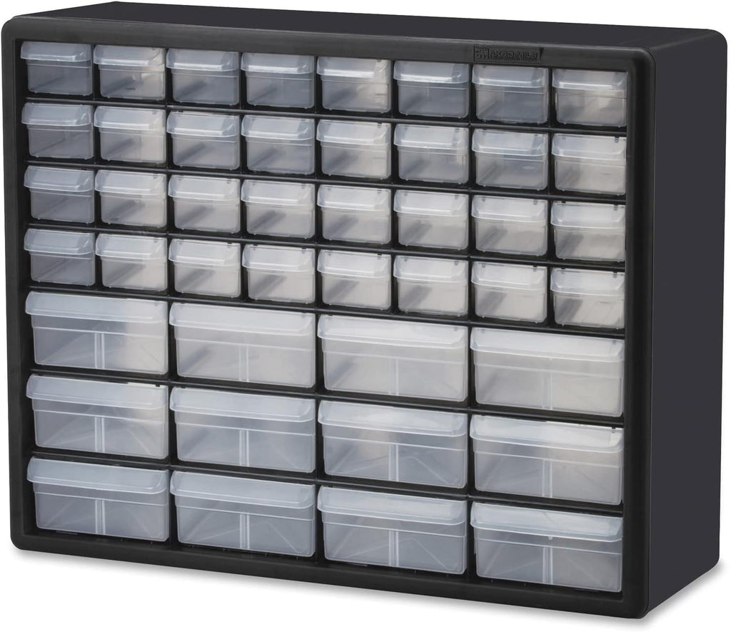 44 Drawer Black Plastic Storage Cabinet Z394