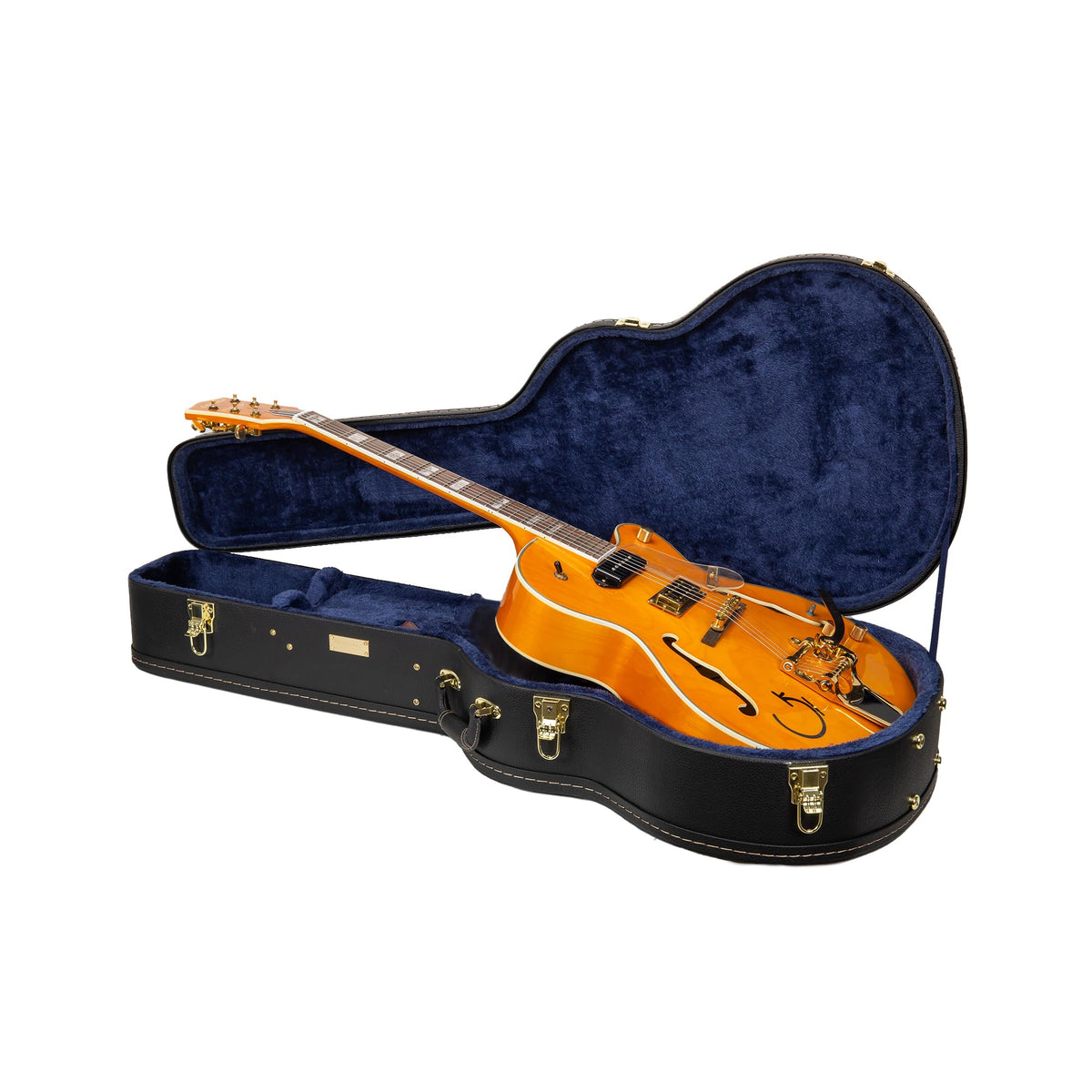 Black Wooden Case for 16" Archtop Hollow Body Jazz Electric Guitars N157682
