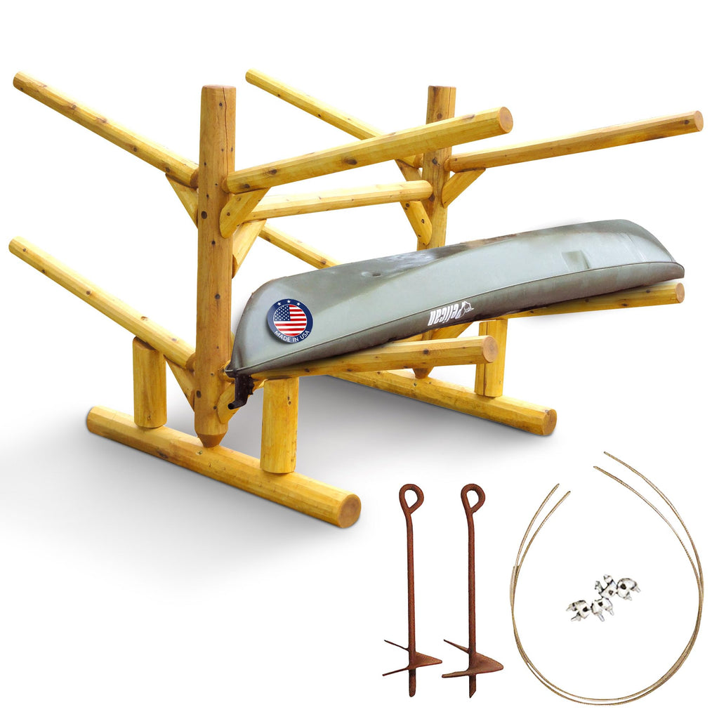 Freestanding Heavy Duty Canoe and SUP Storage Rack W6850