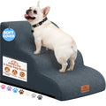 Dark Grey 3 Steps Nonslip Dog Ramp and Stairs X393