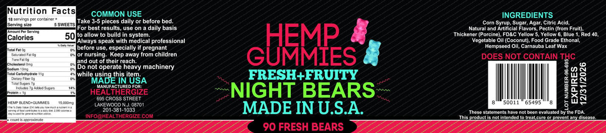 Hemp Gummies Z8715