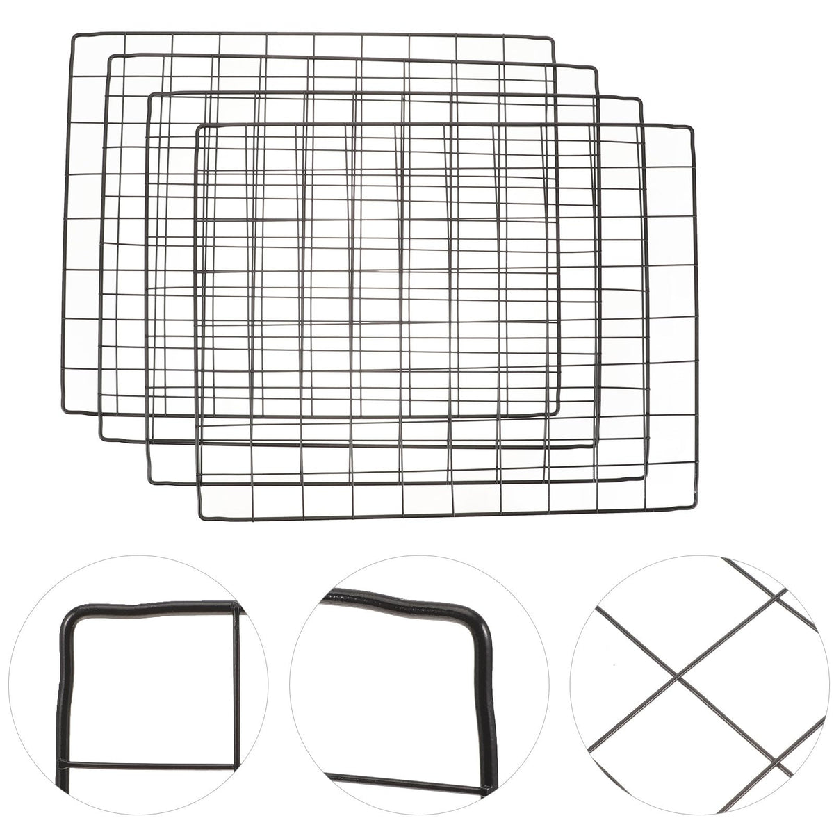 4pcs Flexible Iron Mesh Dog Fence Panels X915