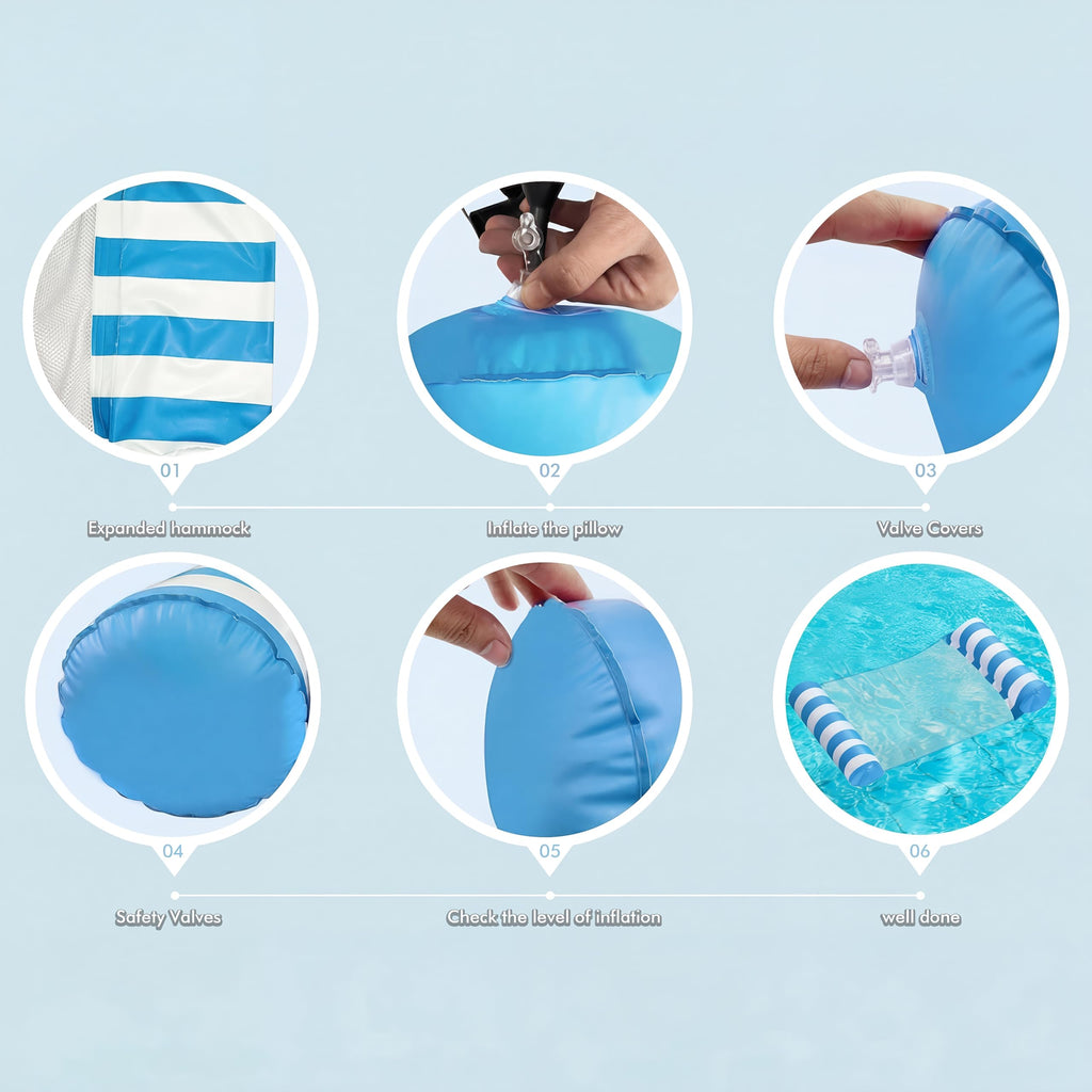 4 Pack Inflatable Pool Floats P1026