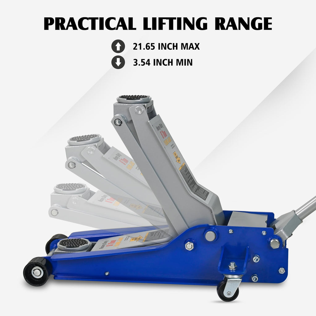 5 Ton Ultra Low Profile Hydraulic Floor Jack I493826