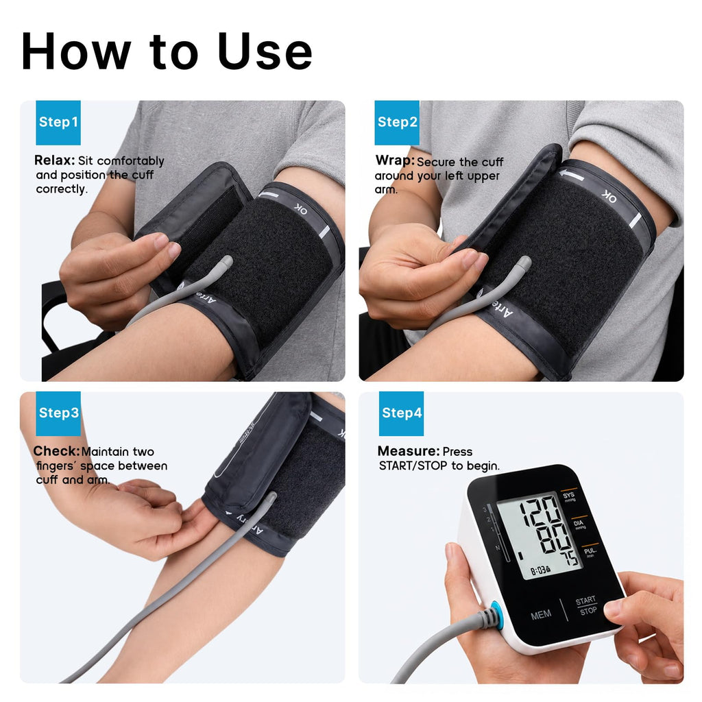 Accurate Upper Arm Blood Pressure Monitor U37387