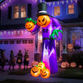 11FT Inflatable Pumpkin Grim Reaper with LEDs N321647