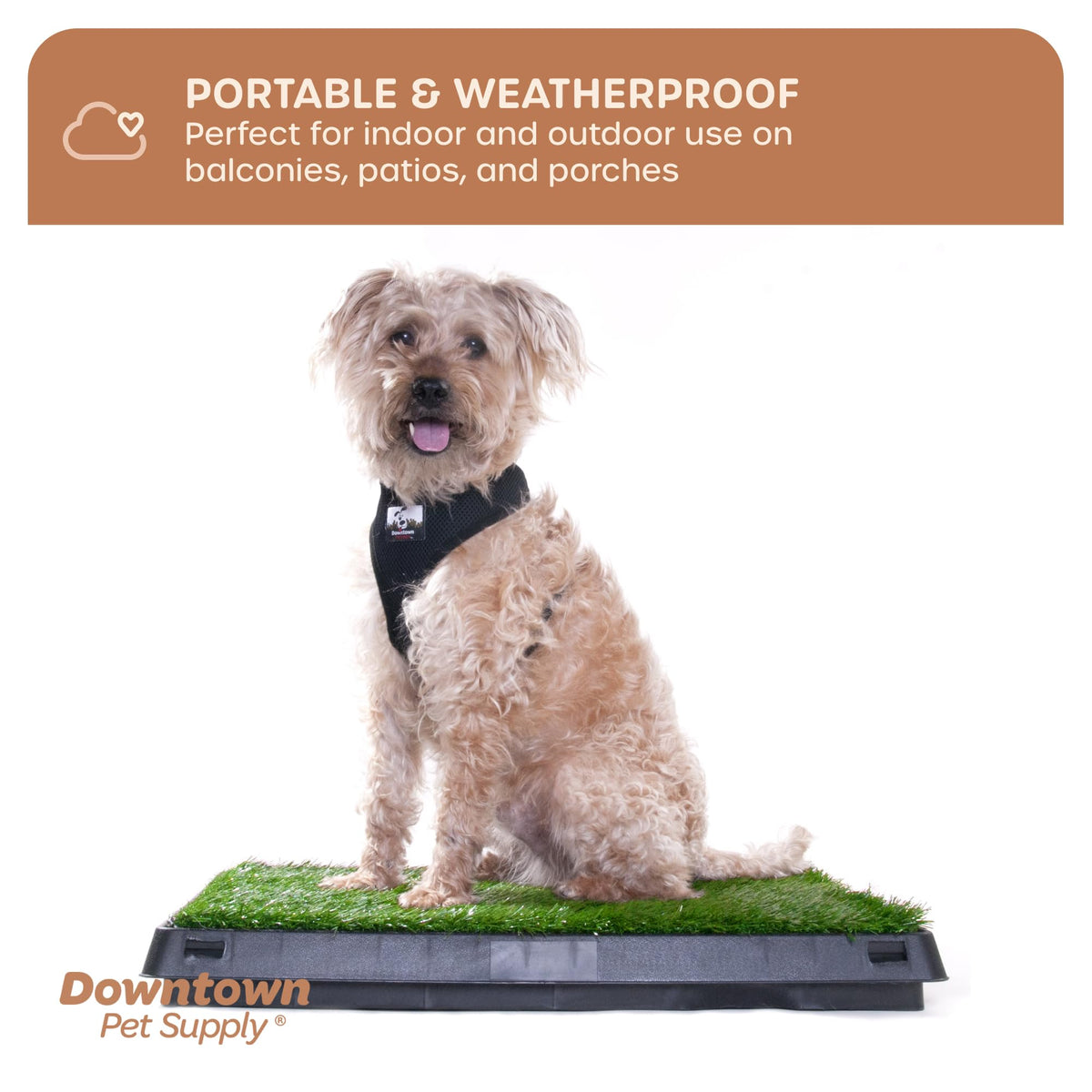 Dog Grass Pad with Tray 20 x 25 with Drawer E273448