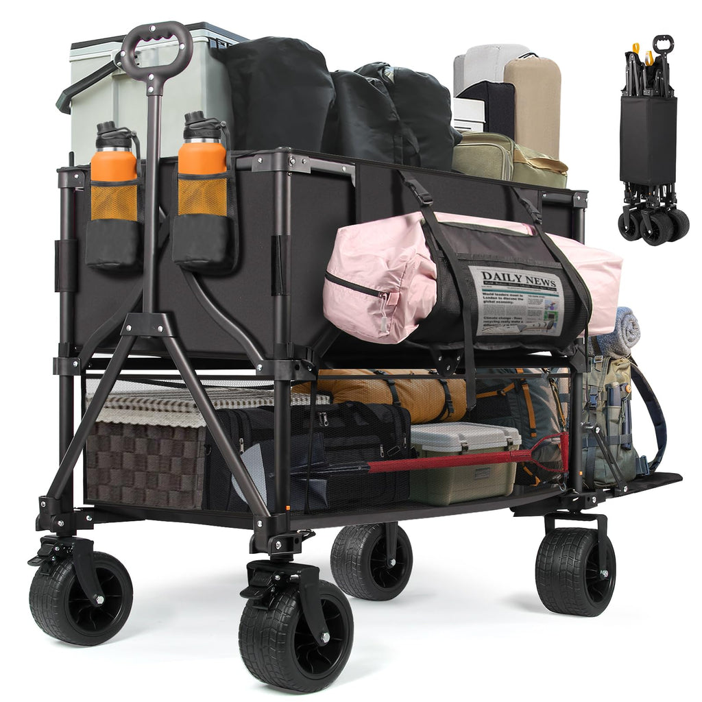 Heavy Duty Collapsible Double Decker Wagon R84981