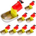8 Pack Stainless Steel Auto Fill Chicken Waterer Cups J889093