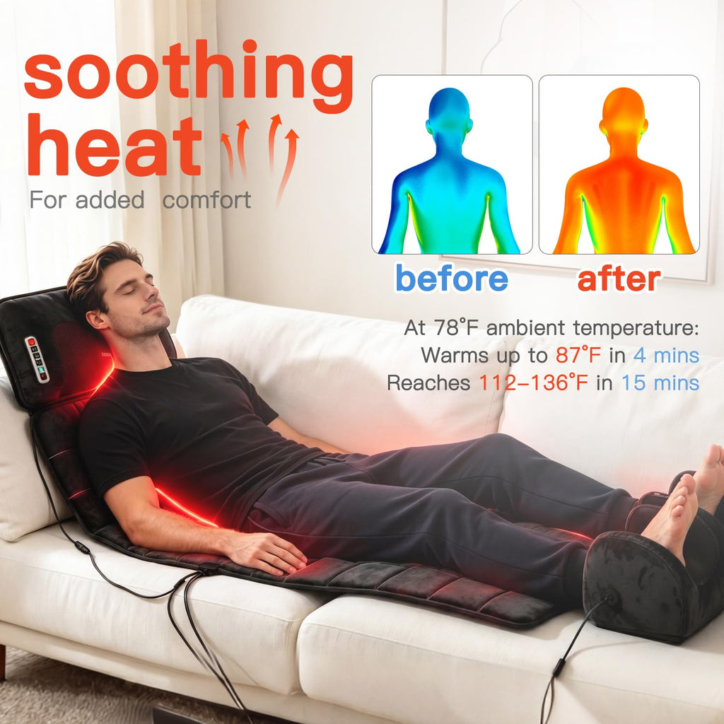 Full Body Massage Mat with Heat M330737