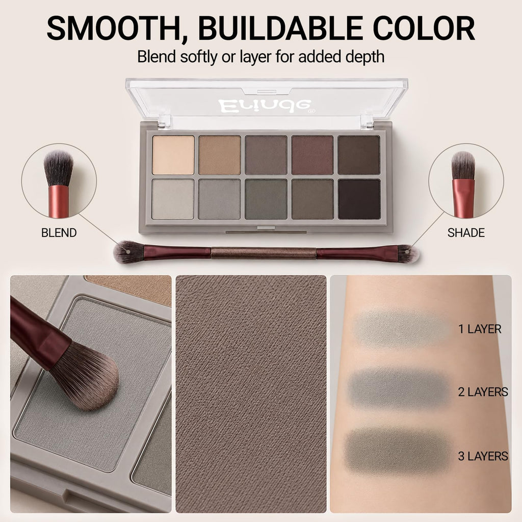 10 Colors Matte Eyeshadow Palette V98582